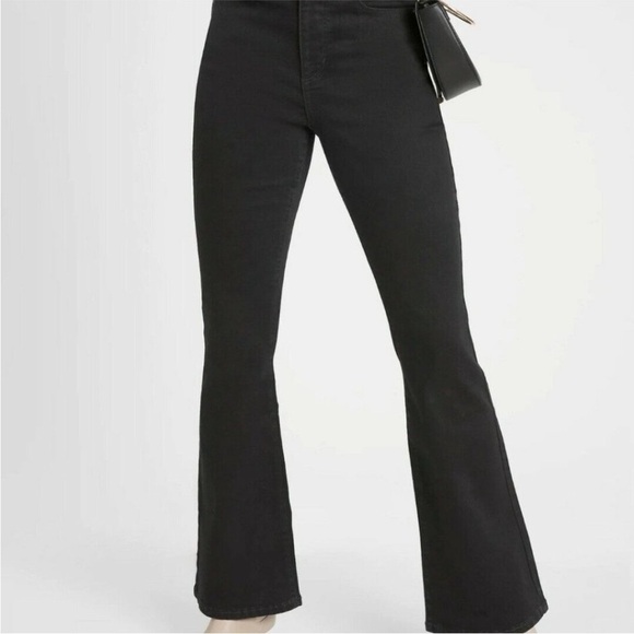 NWT! Banana Republic Dark Wash High Rise Slim Flare Jeans - Size 26/2 🔹 - Picture 3 of 10